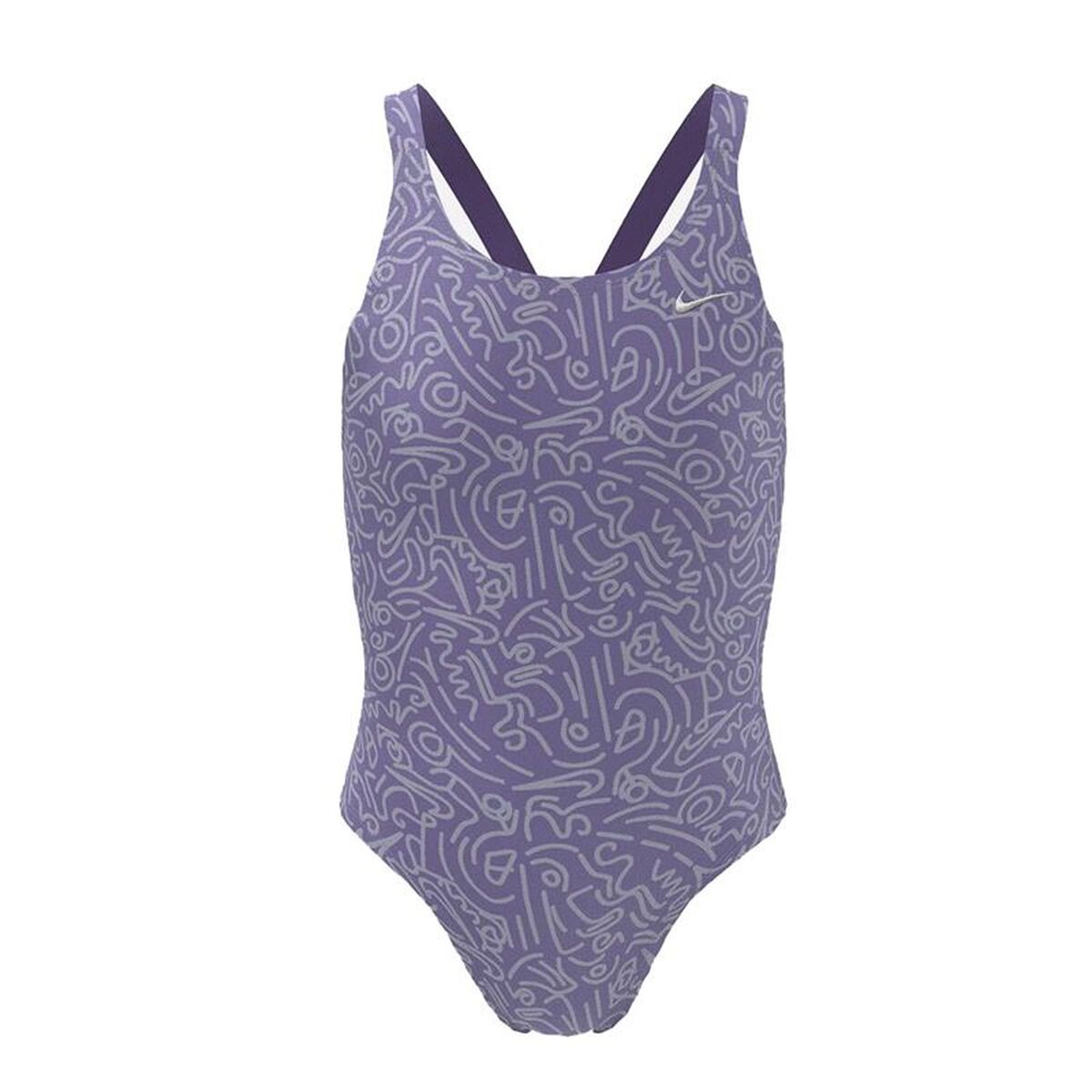 Maillot de Bain Fille Nike Violet