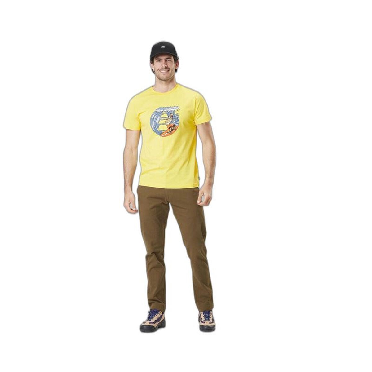 T-shirt à manches courtes homme Picture MTS1030.B Jaune (M)