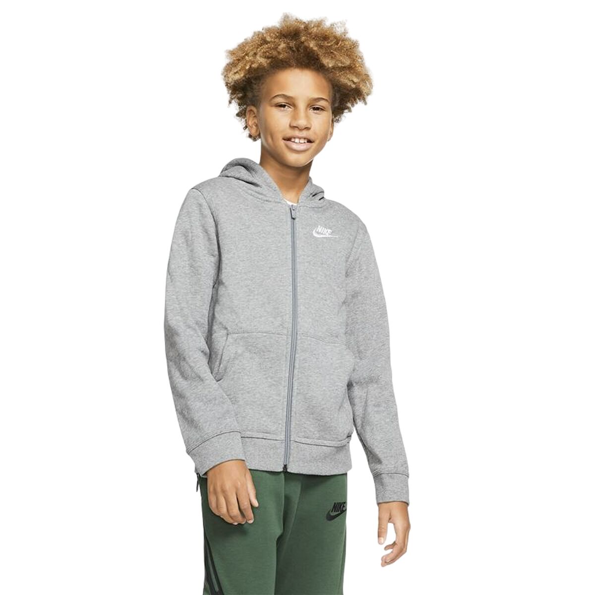 Veste de Sport pour Enfants Nike Sportswear Club Gris clair