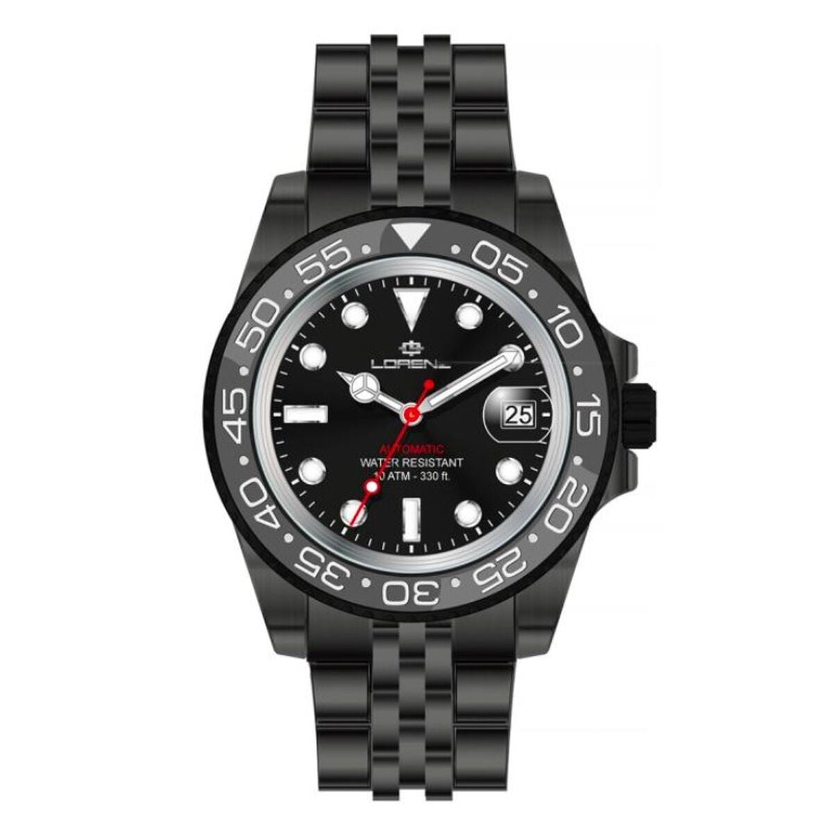 Montre Homme Lorenz 26130AA Noir (Ø 43 mm)