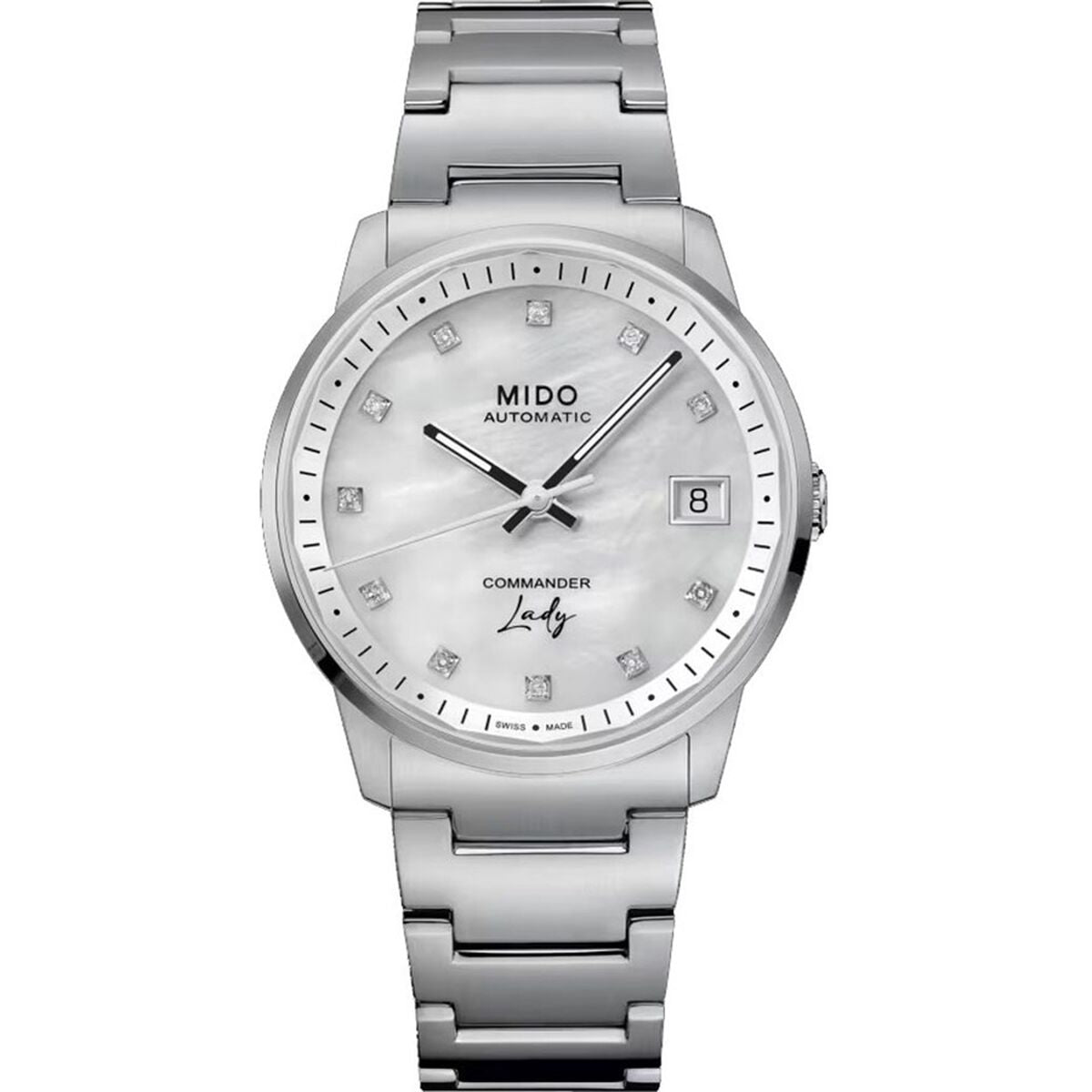 Montre Homme Mido COMMANDER LADY Argenté
