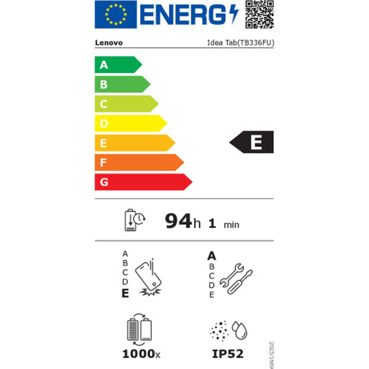 Tablette Lenovo ZAFR0389ES 11" 8 GB RAM 128 GB Gris