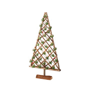 Sapin de Noël Lumineo Bois 40 x 7 x 80 cm MicroLED Décoratif