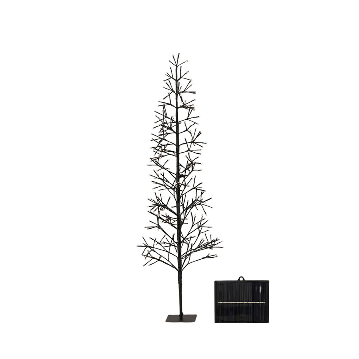 Sapin de Noël Lumineo Noir MicroLED