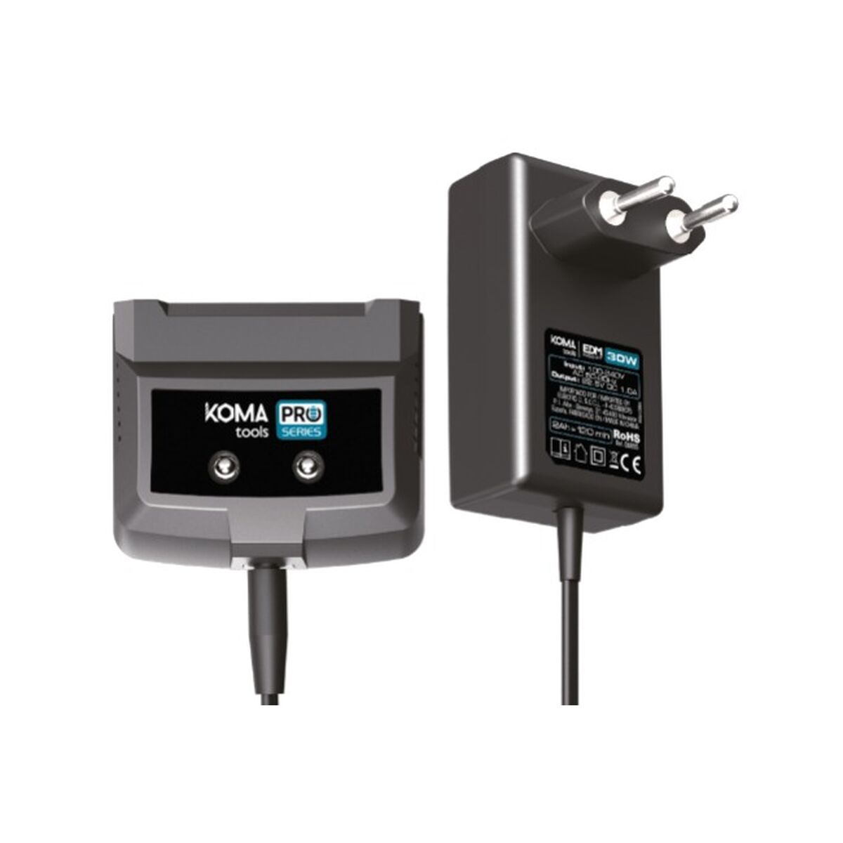 Chargeur de batterie Koma Tools 4 Ah 2 Ah 5 Ah 8 Ah 20 V 100-240 V~50/60 Hz