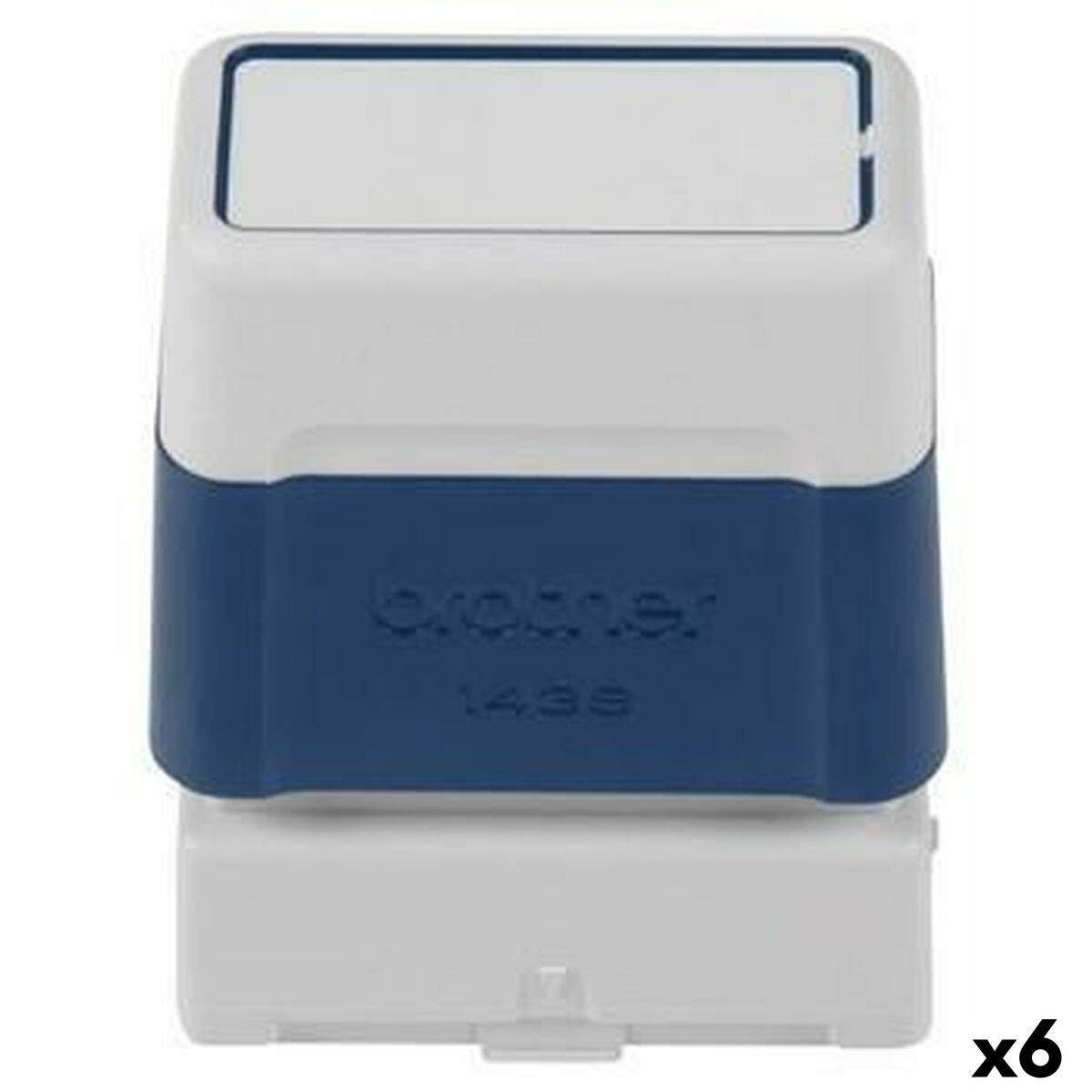 Timbre Brother Monture 14 x 38 mm Bleu (6 Unités)