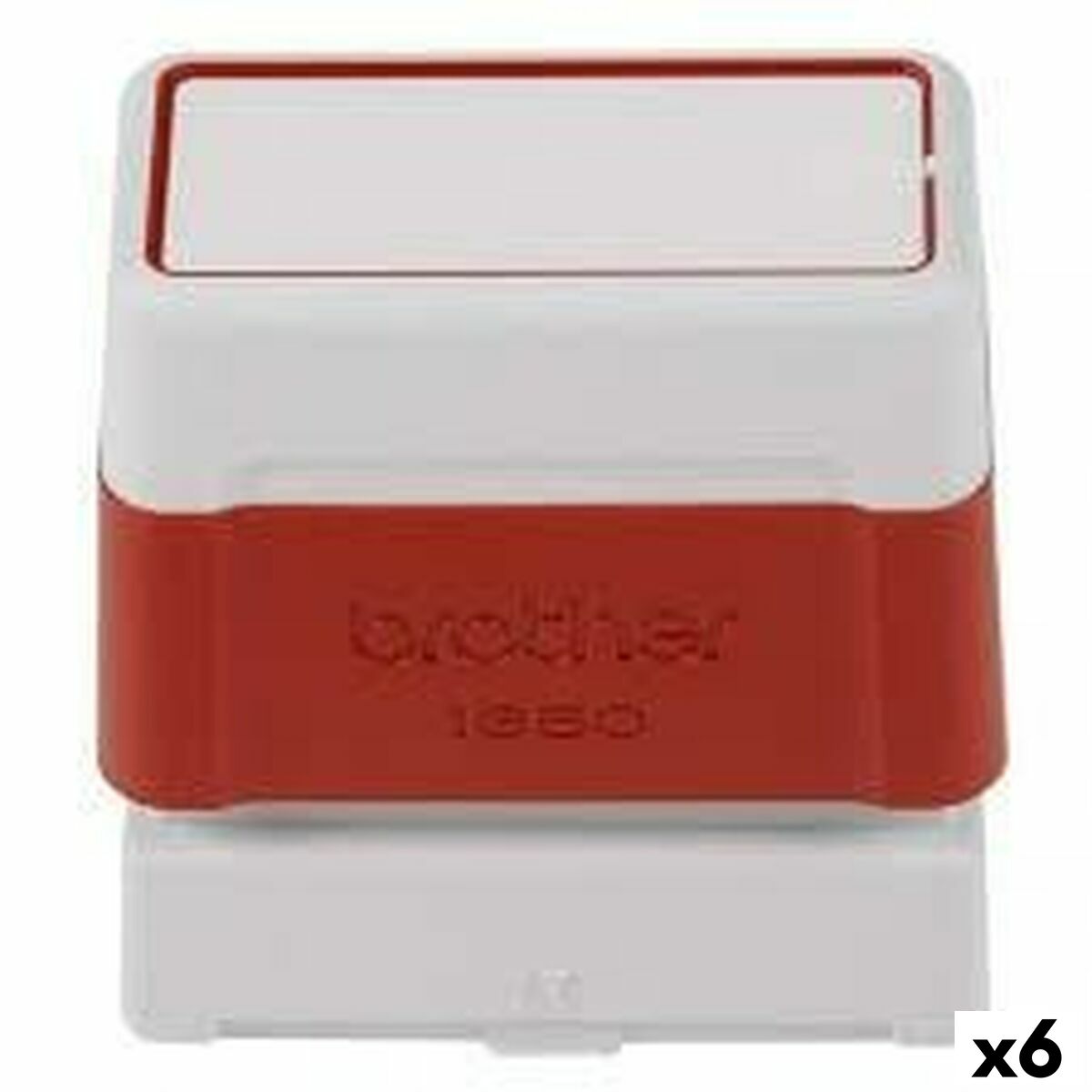 Timbres Brother 18 x 50 mm Rouge (6 Unités)