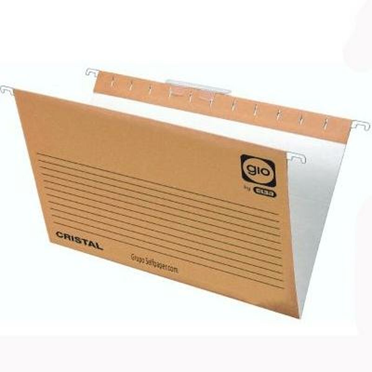 Dossier suspendu Elba Marron naturel Feuille (25 Unités)