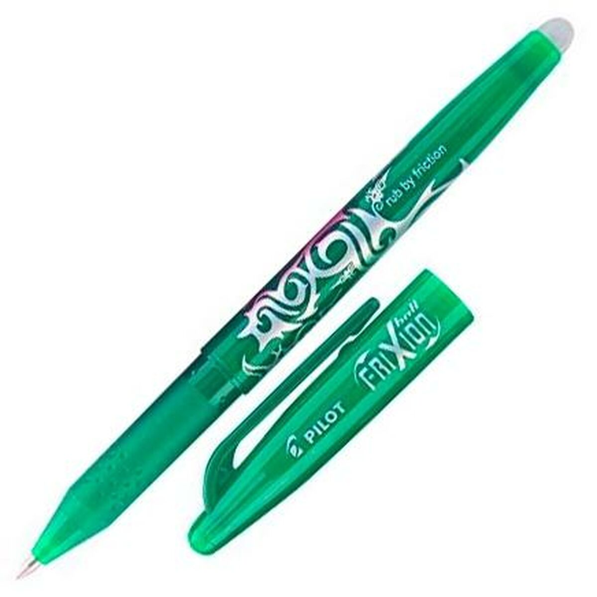 Crayon Pilot Frixion Ball Encre effaçable Vert 0,5 mm 0,7 mm (12 Unités)
