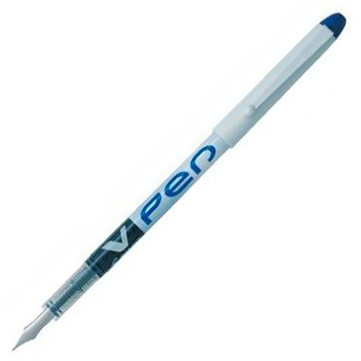 stylo à encre liquide Pilot V Pen Stylo Calligraphique Jetable Bleu 0,4 mm (12 Unités)