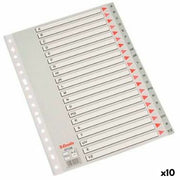 Séparateurs Esselte Gris Feuille Alphabet (10 Unités)