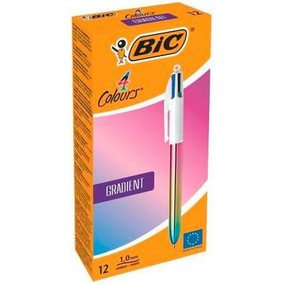 Ensemble de Stylos Bic GRADIENT Multicouleur 0,32 mm (18 Unités) (12 Pièces)