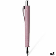 Crayon Faber-Castell Poly Ball XB Rose (5 Unités)