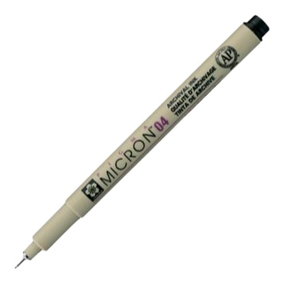 Feutres Talens Sakura PIGMA MICRON 04 Noir (12 Unités)