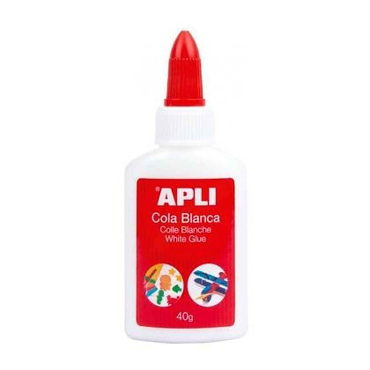 Colle blanche Apli 40 g (12 Unités)