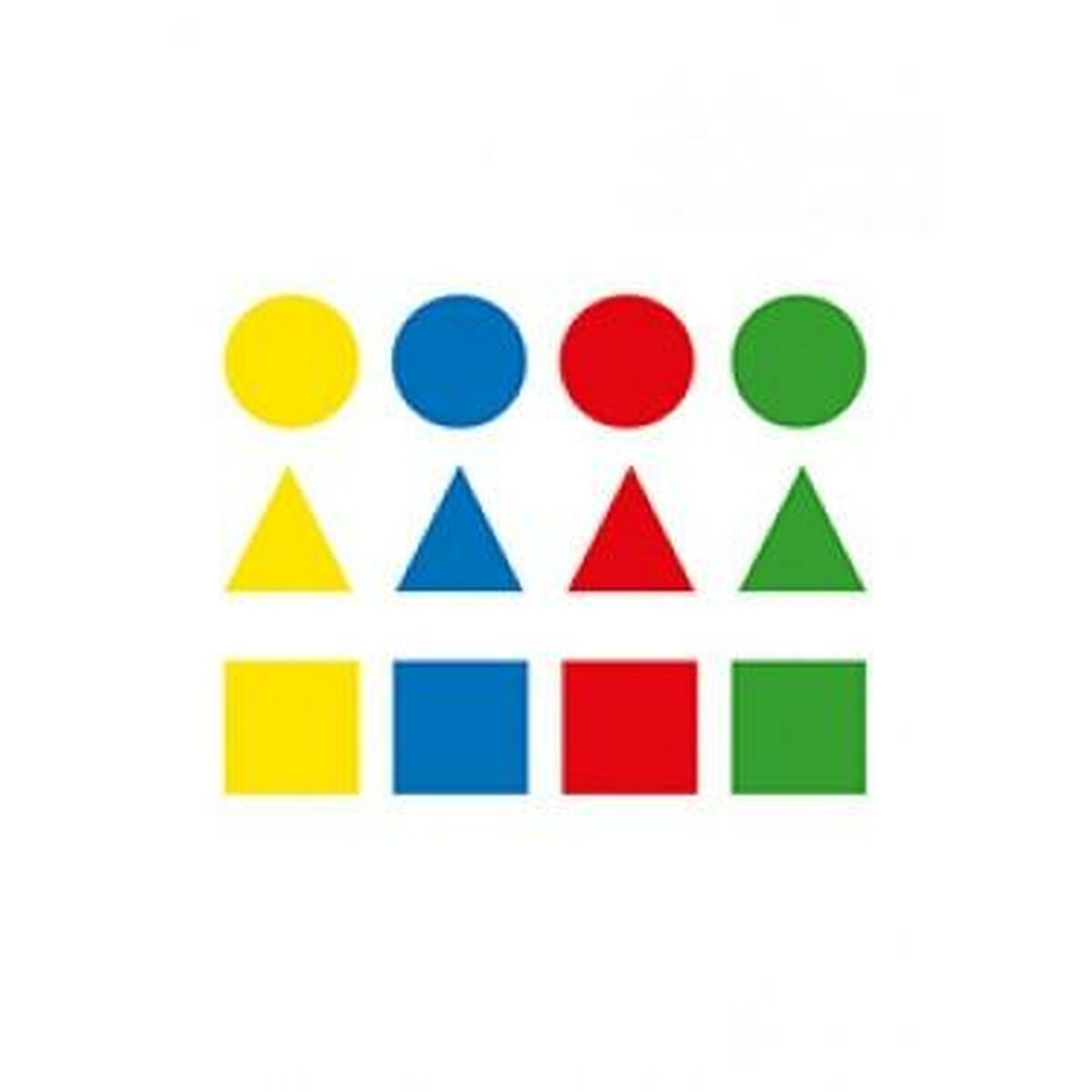 Autocollants Apli Gomets Multicouleur Géométrique 12 Volets (10 Unités)