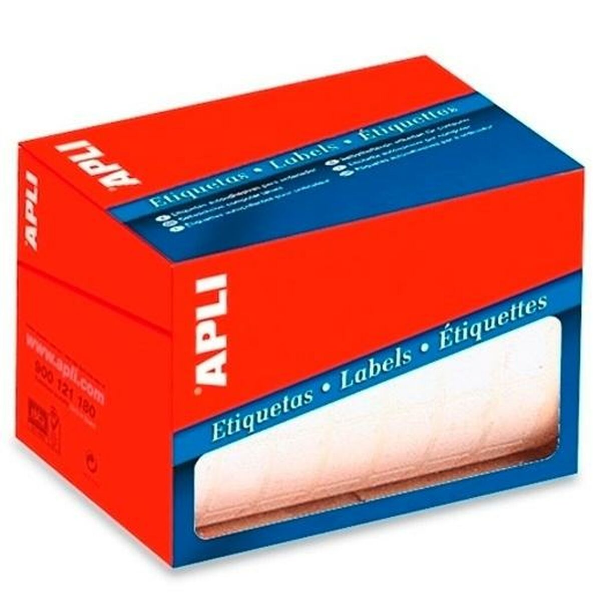 Étiquettes adhésives Apli Blanc 34 x 53 mm (10 Unités)