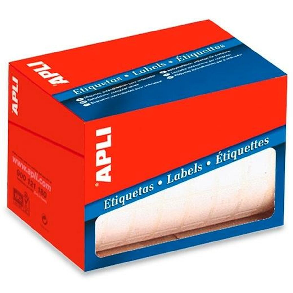 Étiquettes adhésives Apli Blanc 53 x 100 mm (10 Unités)