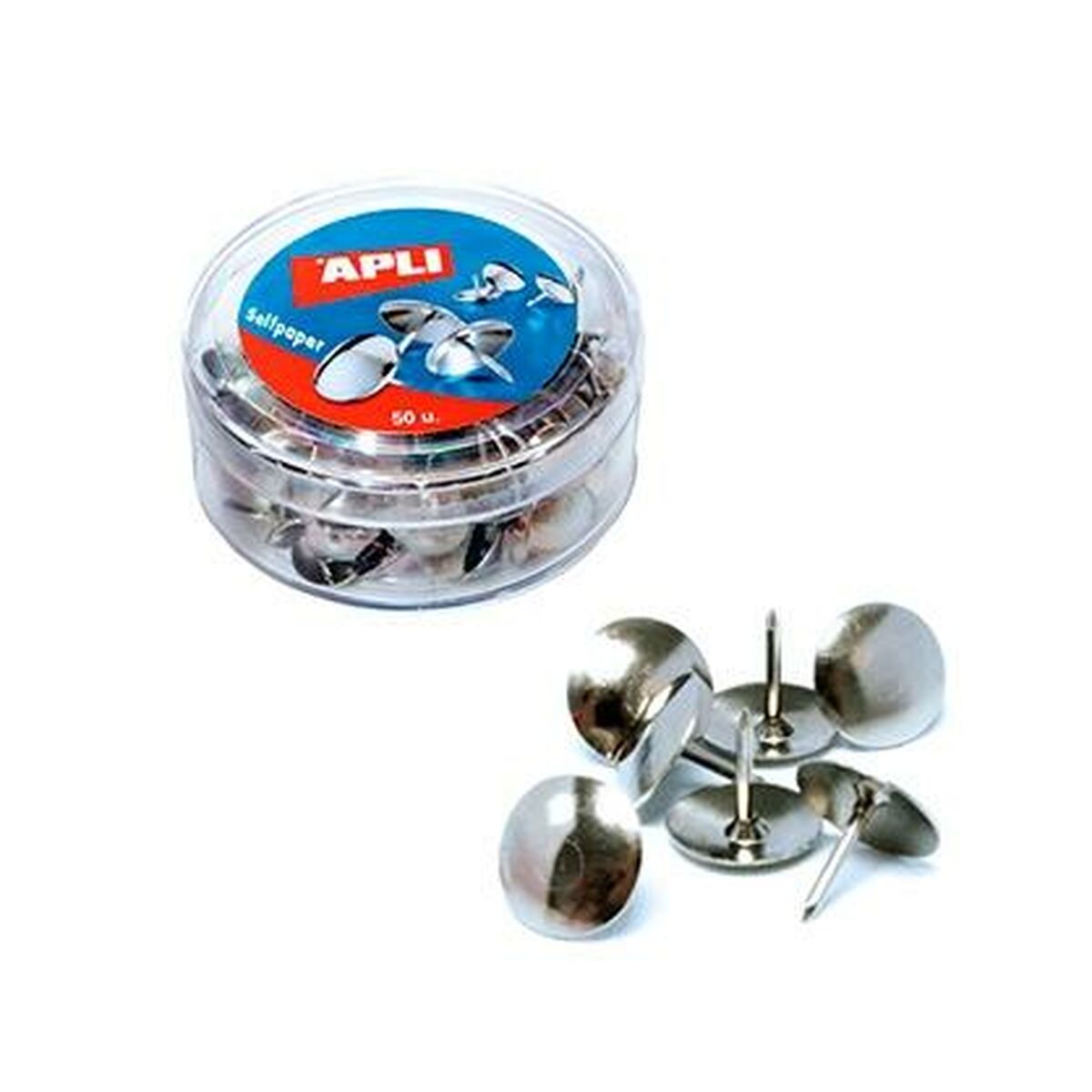 Punaises Apli Argenté nickel (16 Unités)