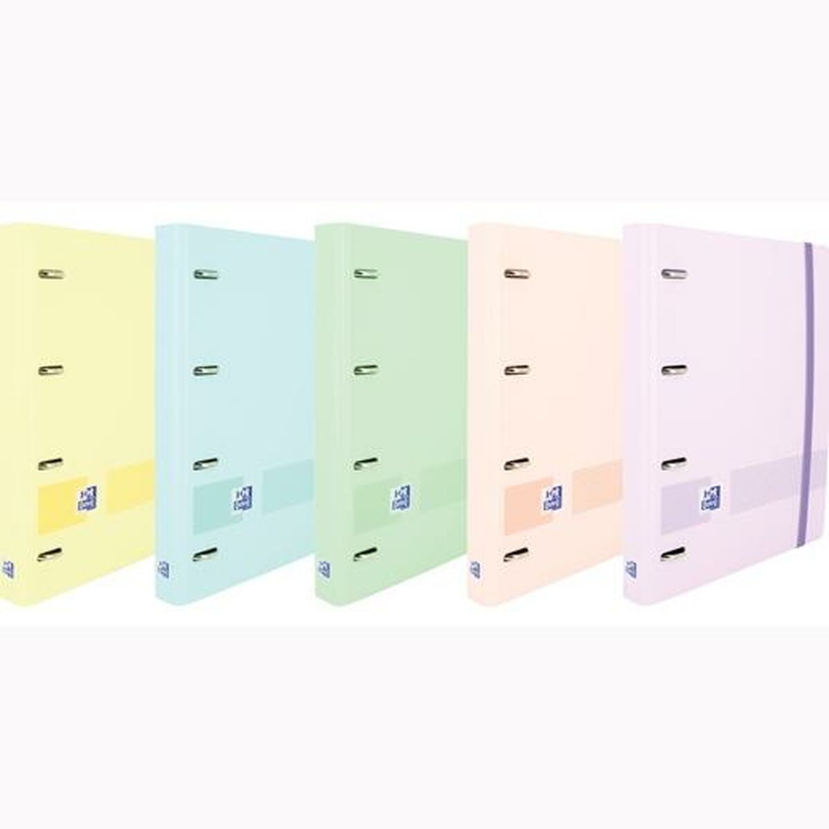 Reliure à anneaux Oxford LIVE & GO Multicouleur A4+ (10 Unités)