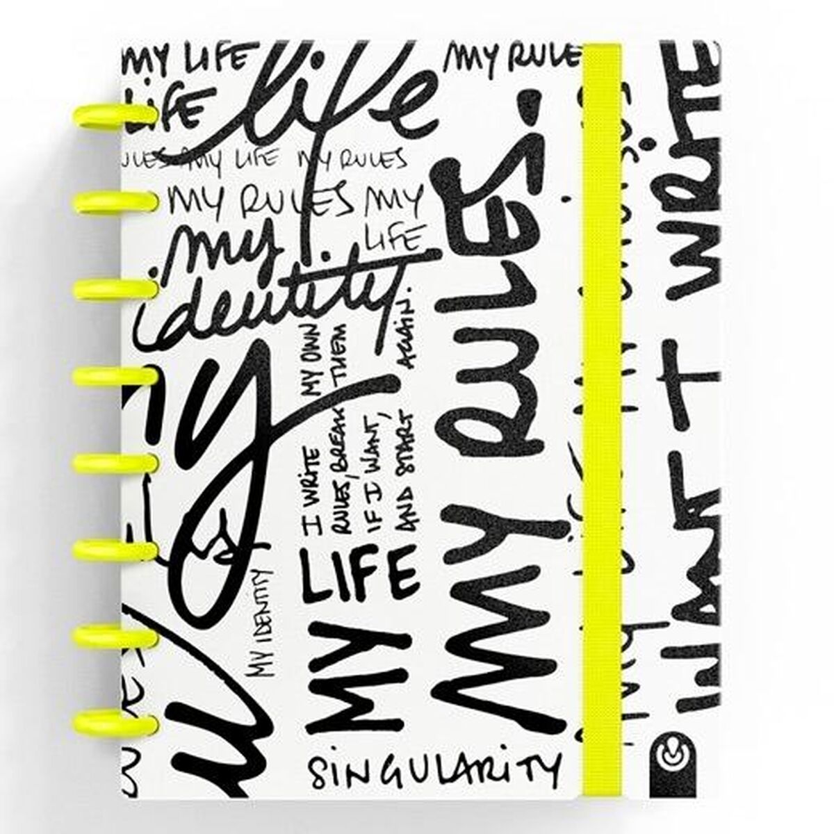 Carnet de Notes Carchivo INGENIOX EDIT MY LIFE Jaune A5 80 Volets (2 Unités)
