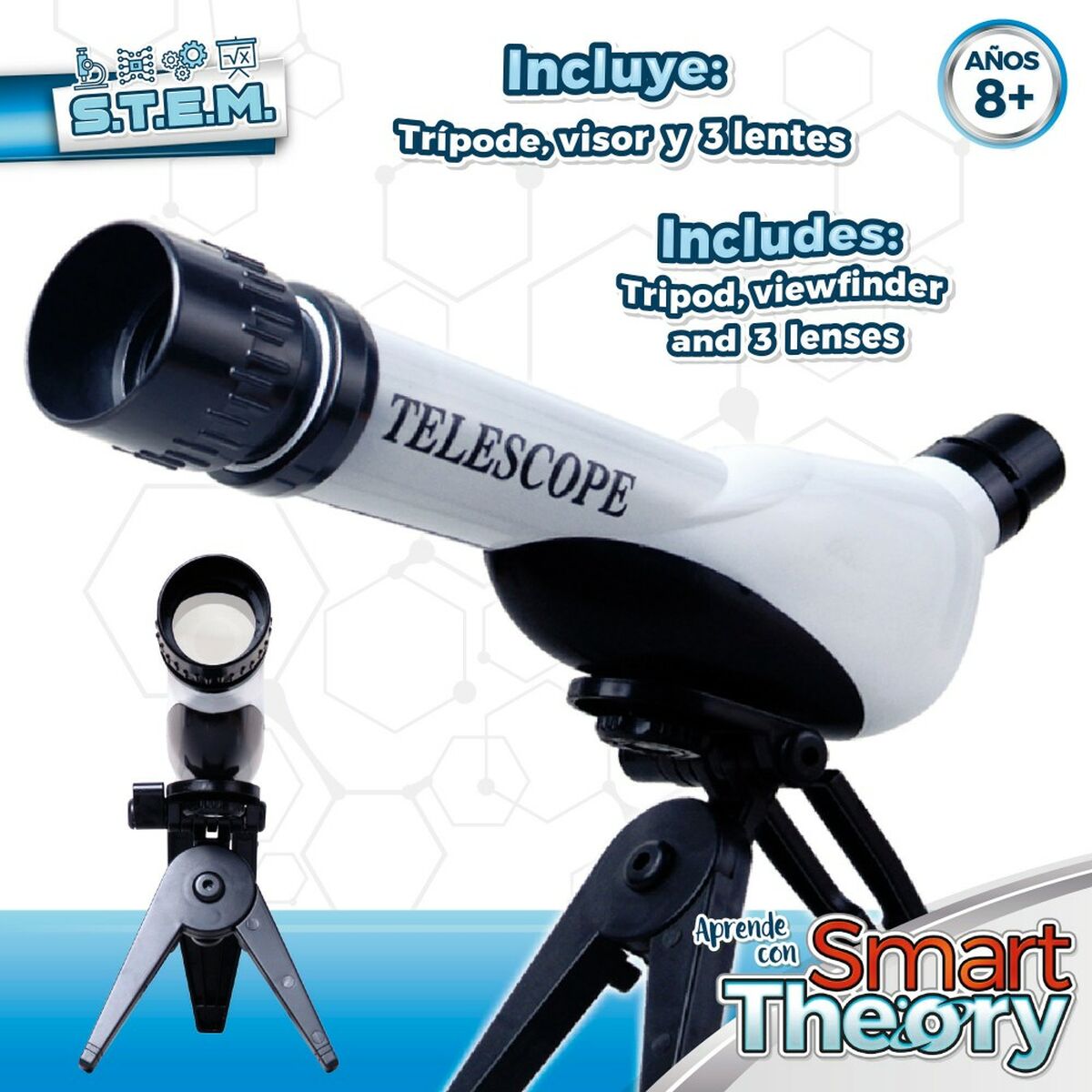 Télescope pour enfants Colorbaby Smart Theory 6 Unités