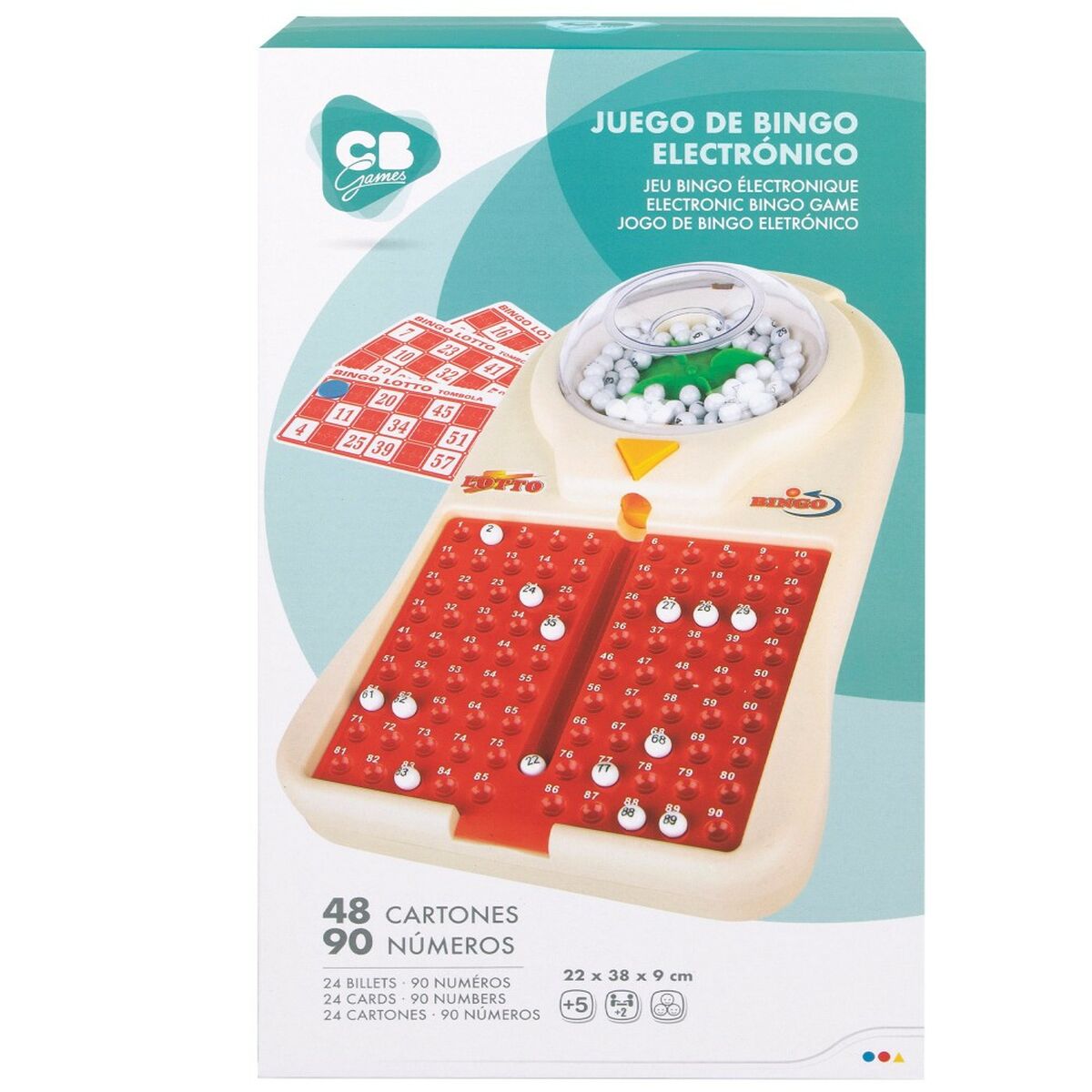 Bingo Automatique CB Games   Carton Plastique (6 Unités)