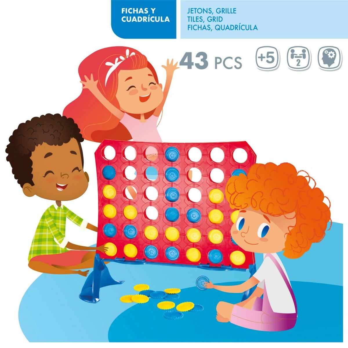 Morpion CB Games 31,5 x 26 x 13 cm (42 Pièces) (6 Unités)