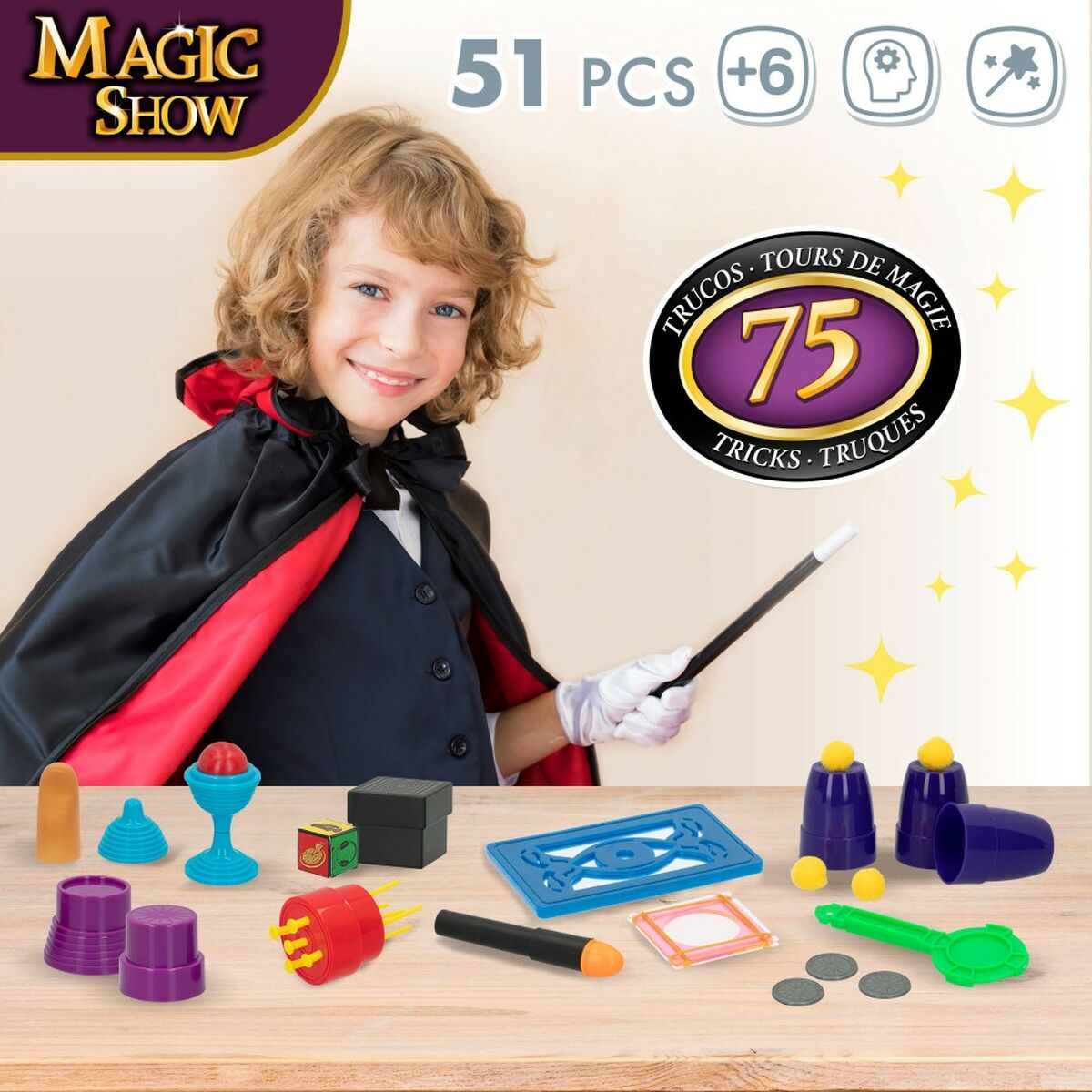 Jeu de Magie Colorbaby Magic Show ES