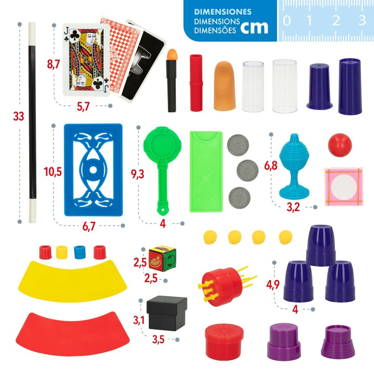 Jeu de Magie Colorbaby Magic Show ES