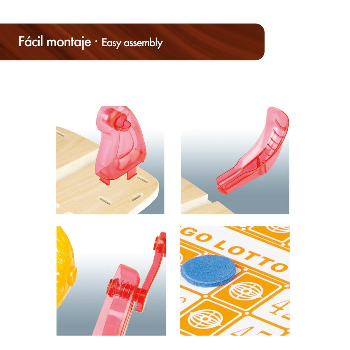 Bingo CB Games Bois Plastique (2 Unités)