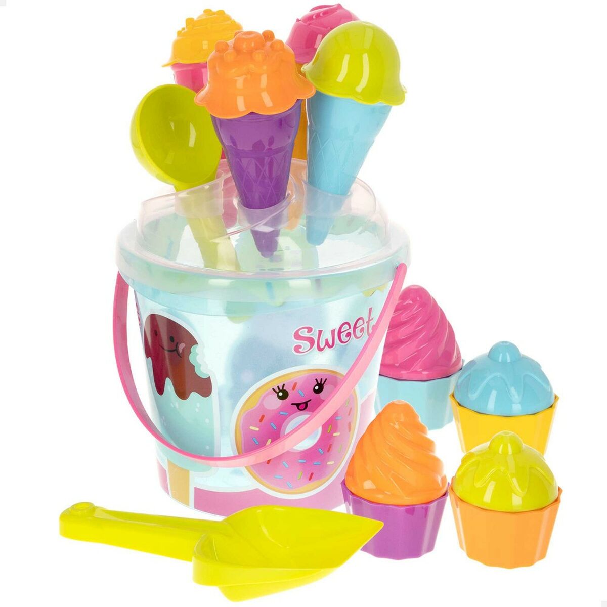 Set de jouets de plage Colorbaby polypropylène (15 Unités)
