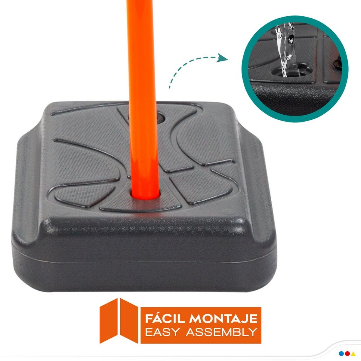 Panier de Basket Colorbaby 33 x 106 x 29 cm (4 Unités)