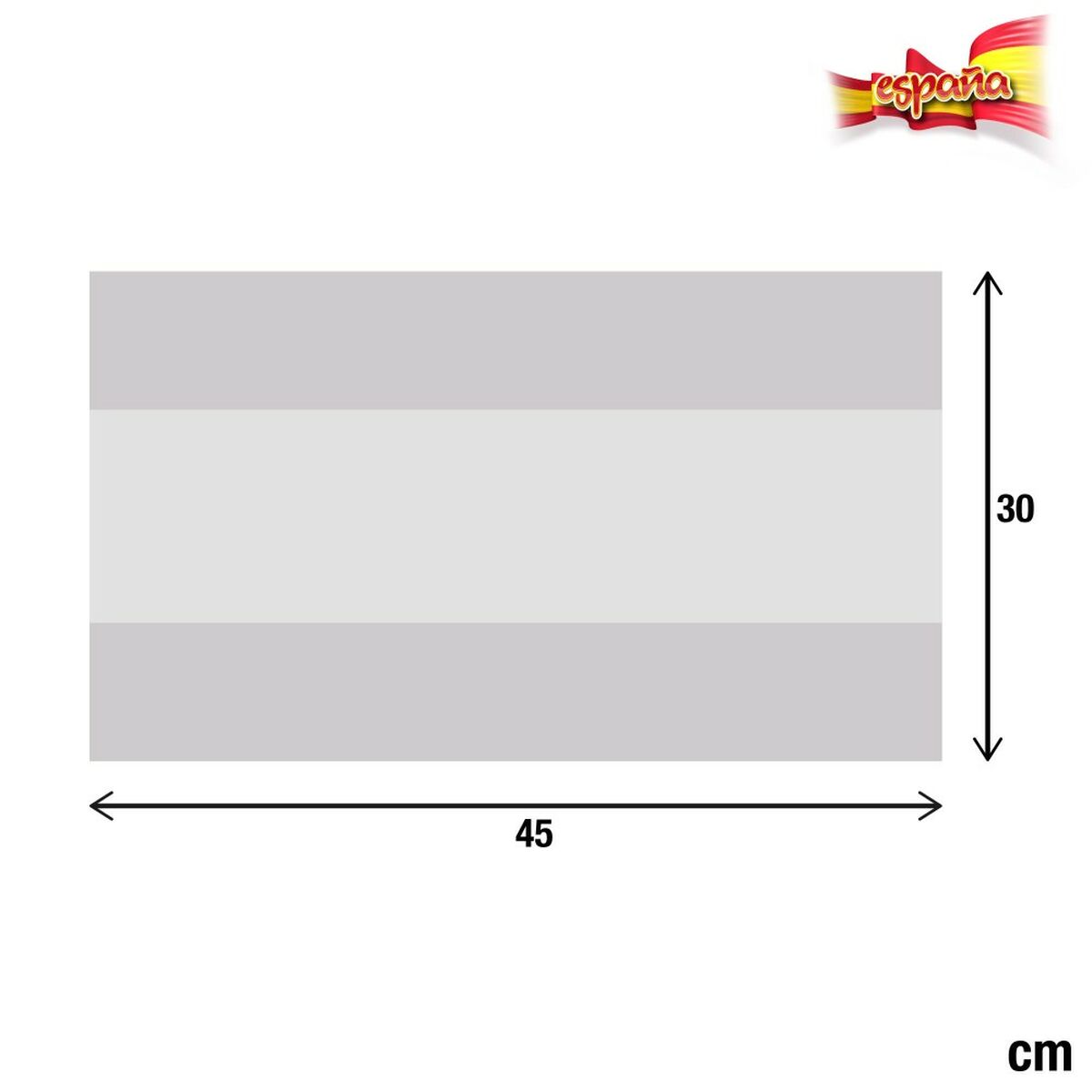 Porte-drapeau pour voiture Colorbaby 45 x 30 cm Espagne 2 Pièces (24 Unités)