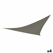 Voile d'ombrage Aktive Gris 500 x 0,5 x 500 cm Triangulaire (4 Unités)