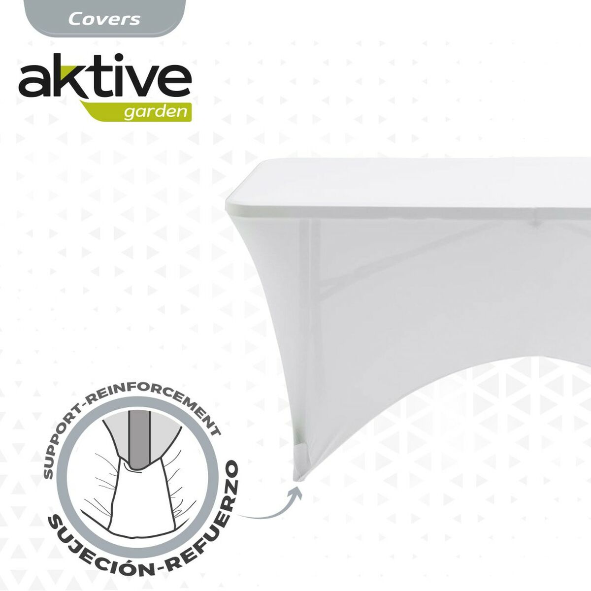 Étui de protection Aktive Blanc 122 x 76 x 61 cm Table Accessoires Voitures Route (6 Unités)