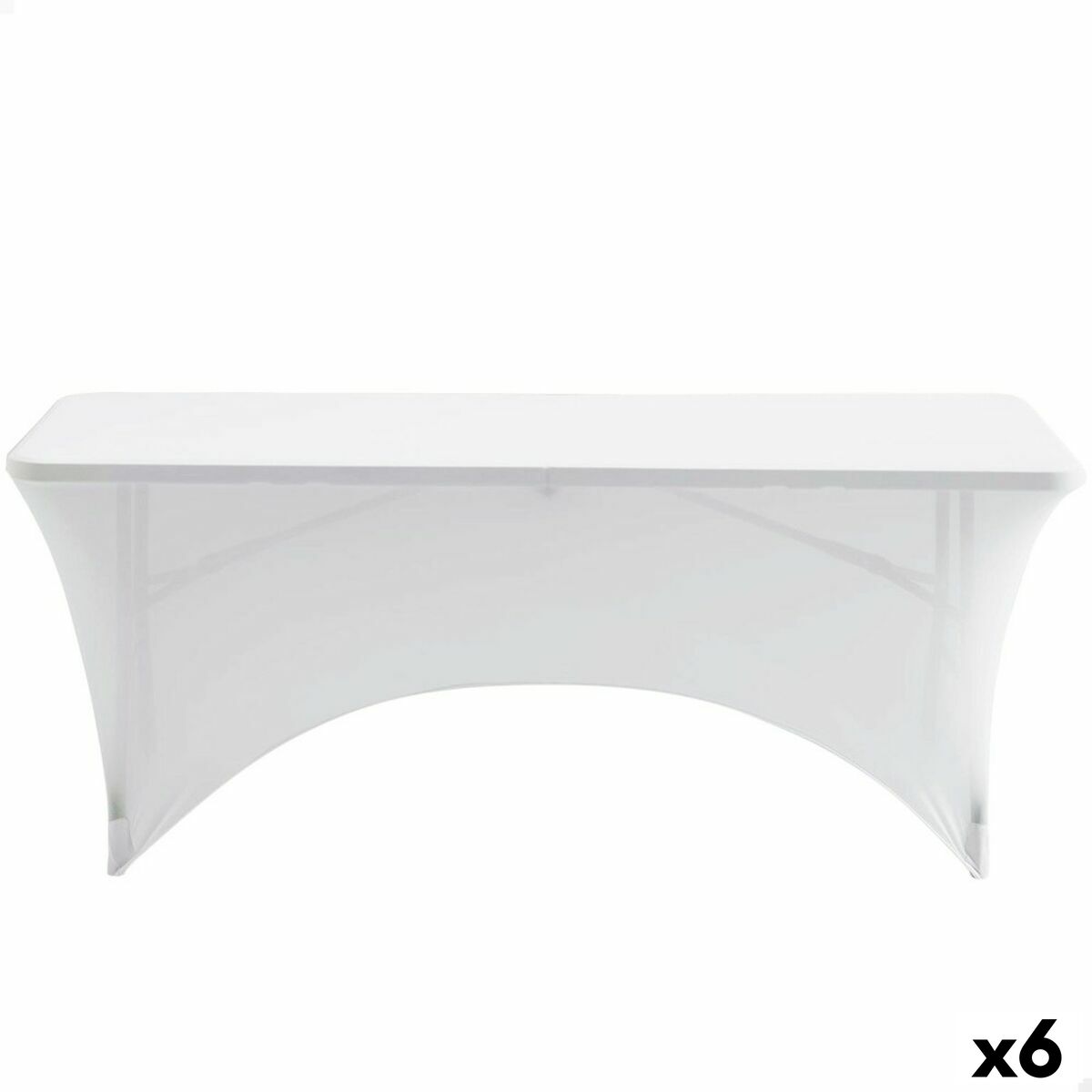 Étui de protection Aktive Blanc 183 x 76 x 76 cm Table Accessoires Voitures Route (6 Unités)