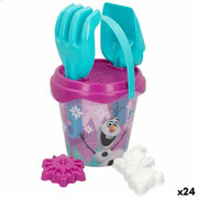 Set de jouets de plage Frozen Olaf Ø 14 cm (24 Unités)