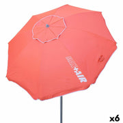 Parapluie Aktive Corail Ø 200 cm 200 x 200 x 200 cm 200 x 198 x 200 cm UV50 (6 Unités)