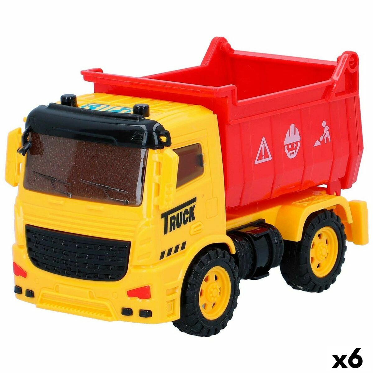 Camion Travaux Publics Speed & Go 14,5 x 9 x 7,5 cm (6 Unités)