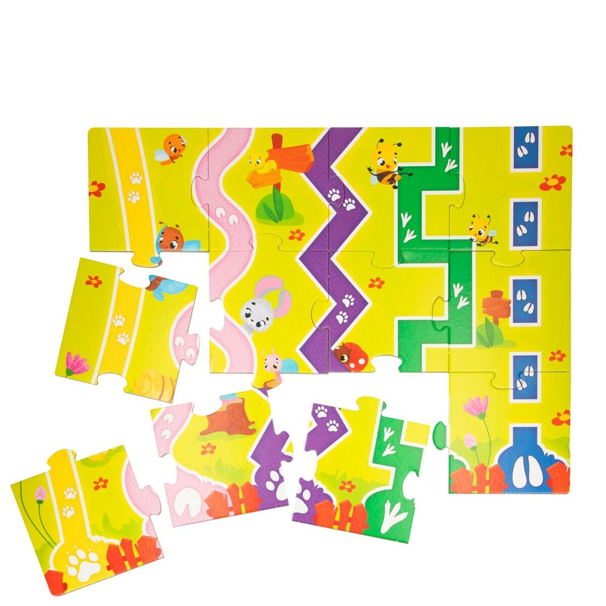 Puzzle Enfant Lisciani Giochi 48 x 1 x 36 cm Ferme 12 Pièces 27 Pièces (6 Unités)