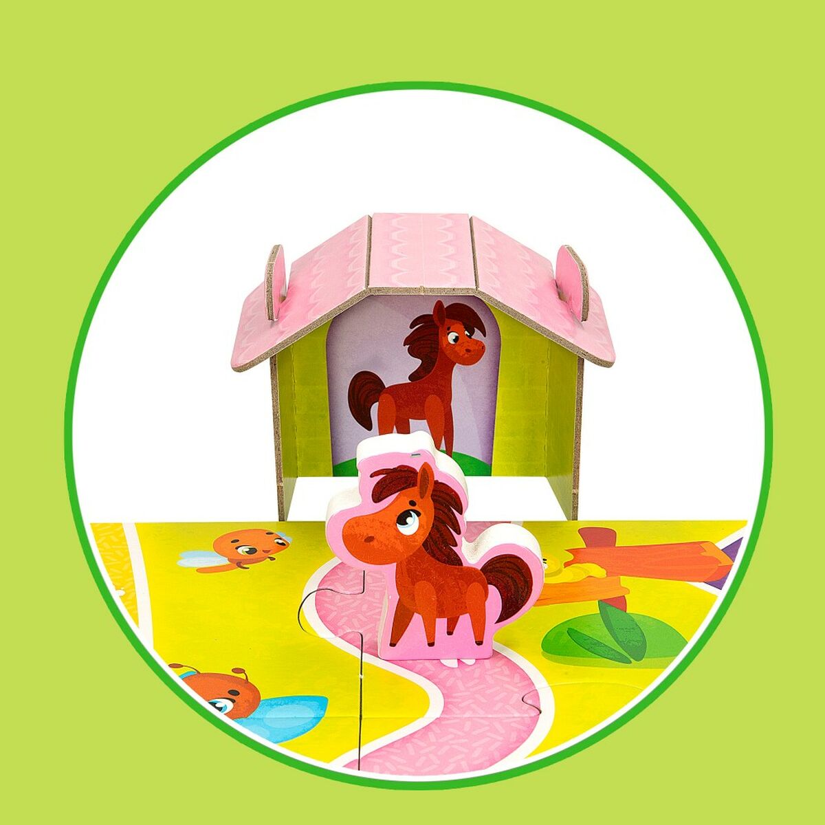 Puzzle Enfant Lisciani Giochi 48 x 1 x 36 cm Ferme 12 Pièces 27 Pièces (6 Unités)