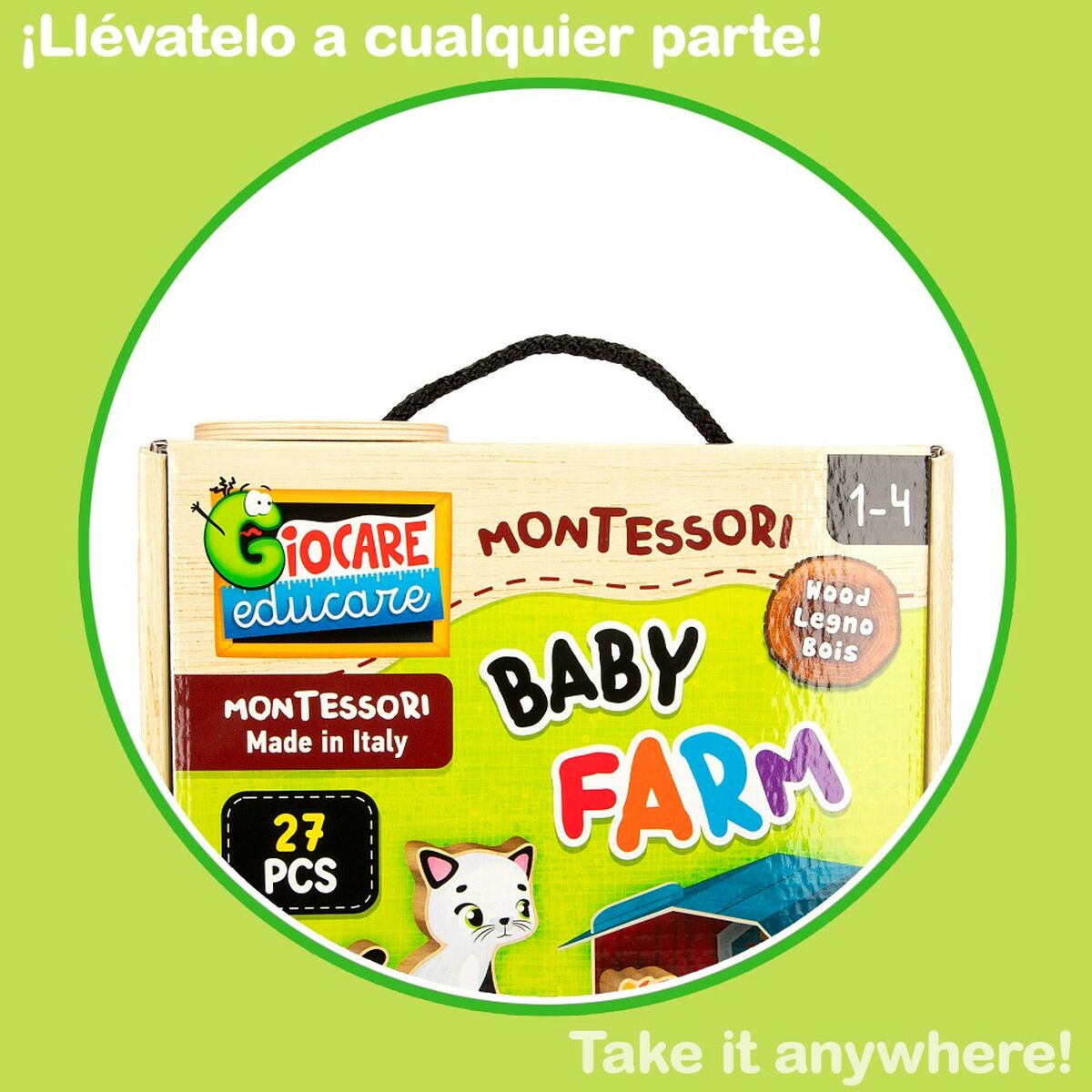 Puzzle Enfant Lisciani Giochi 48 x 1 x 36 cm Ferme 12 Pièces 27 Pièces (6 Unités)