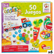 Jouet Educatif Lisciani Giochi Carotina Baby 50 Juegos 4,5 x 14,5 x 3,5 cm Électronique (6 Unités)