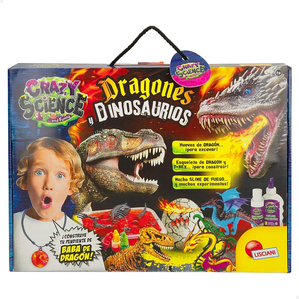 Jeu scientifique Lisciani Giochi Dragones y dinosaurios ES (6 Unités)