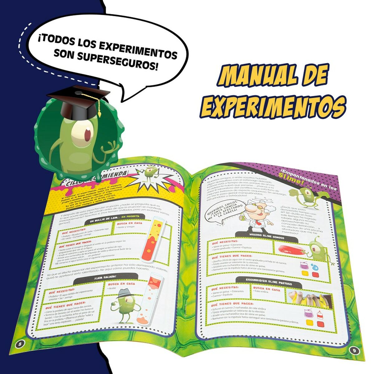 Jeu scientifique Lisciani Giochi El gran laboratorio del científico loco ES (4 Unités)