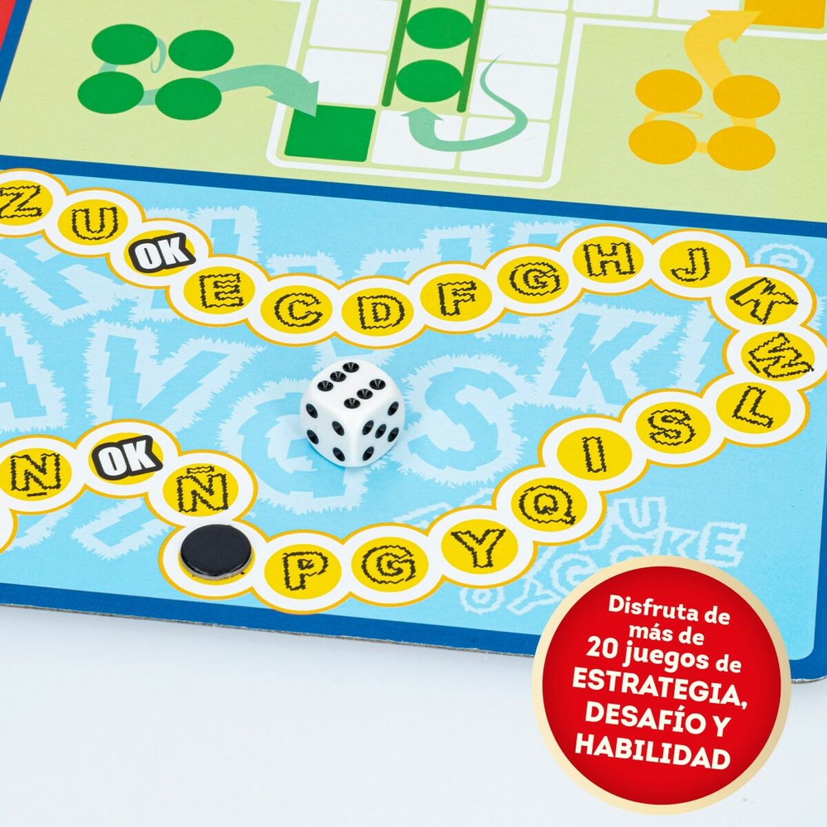 Jeu de société Lisciani Giochi Juegos reunidos 40 x 0,1 x 33 cm ES (12 Unités)