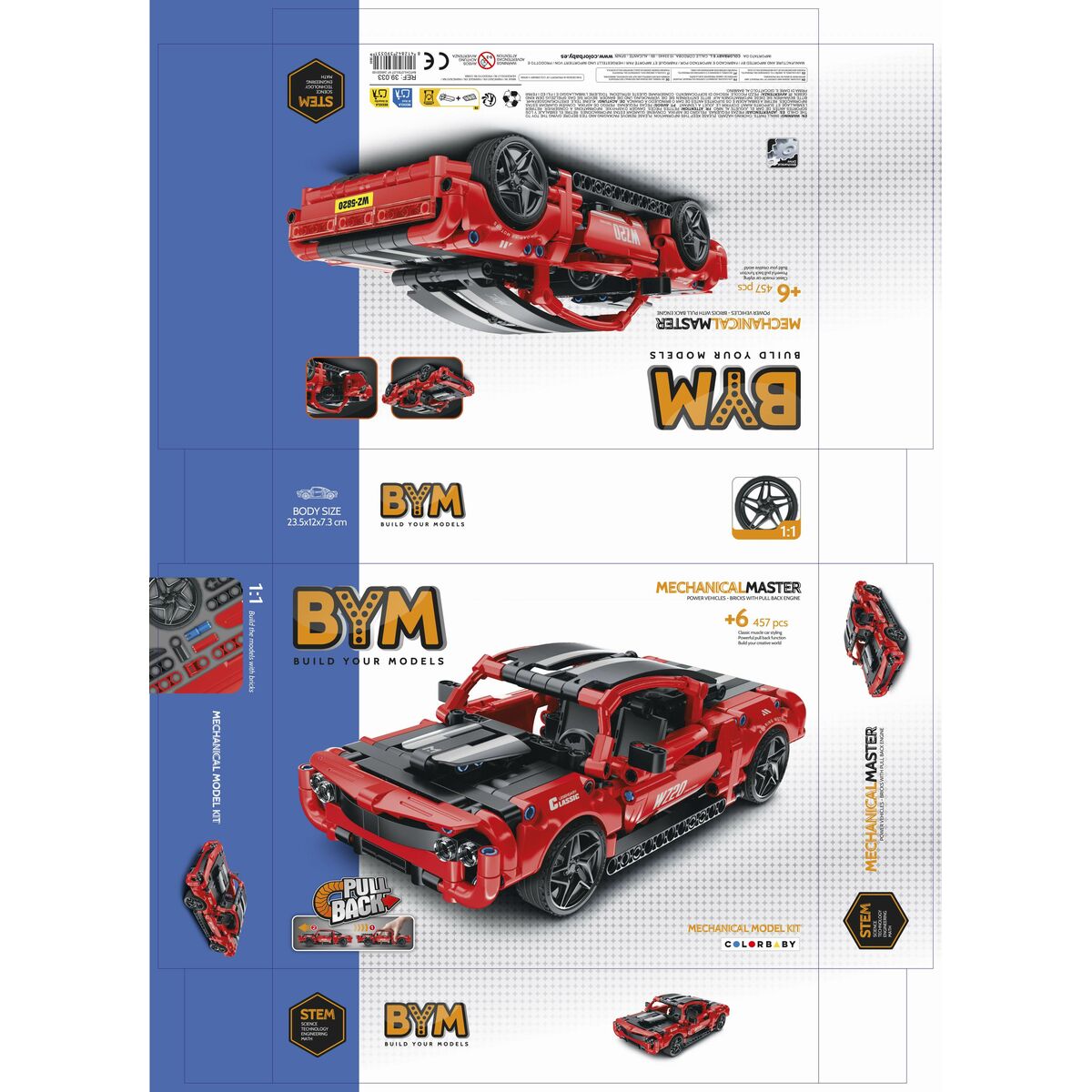Set de construction Voiture 457 Pièces