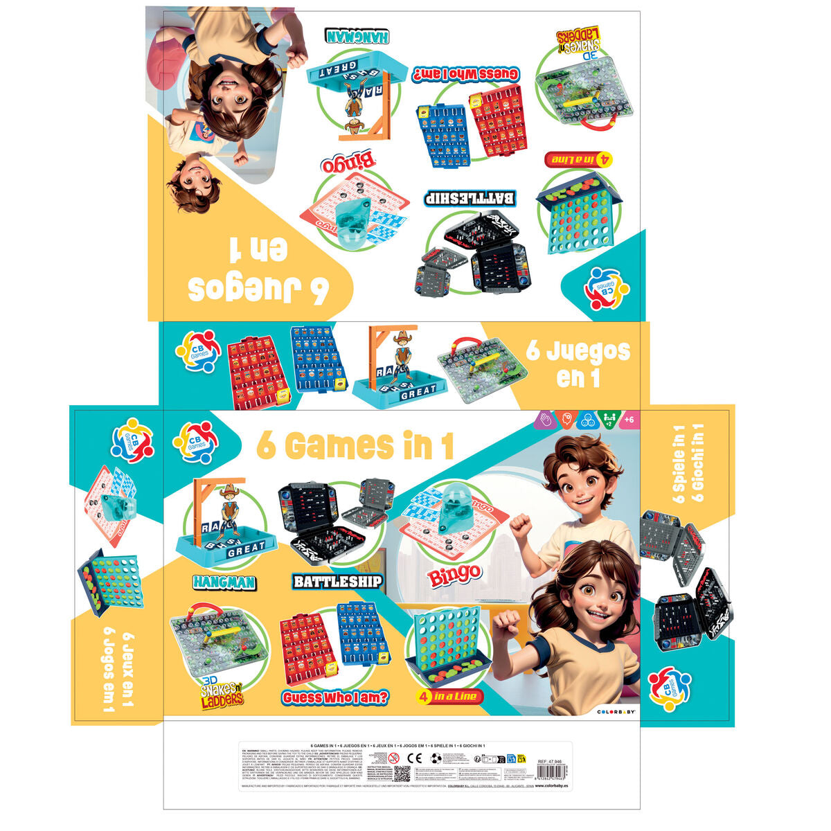 Jeu de société CB Games (4 Unités)