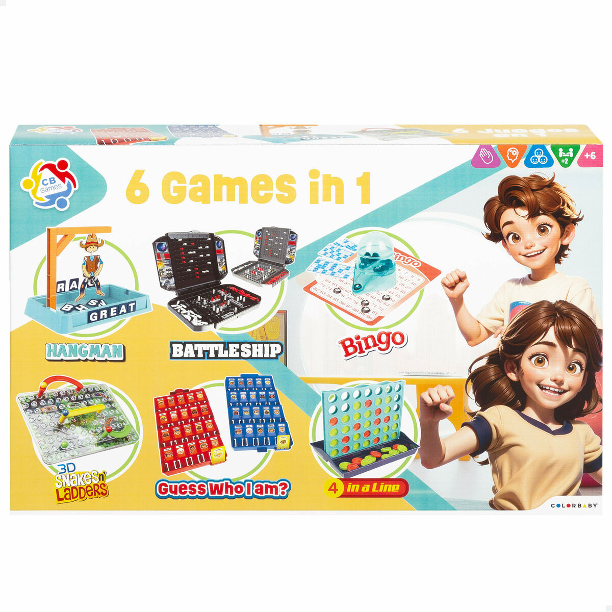 Jeu de société CB Games (4 Unités)